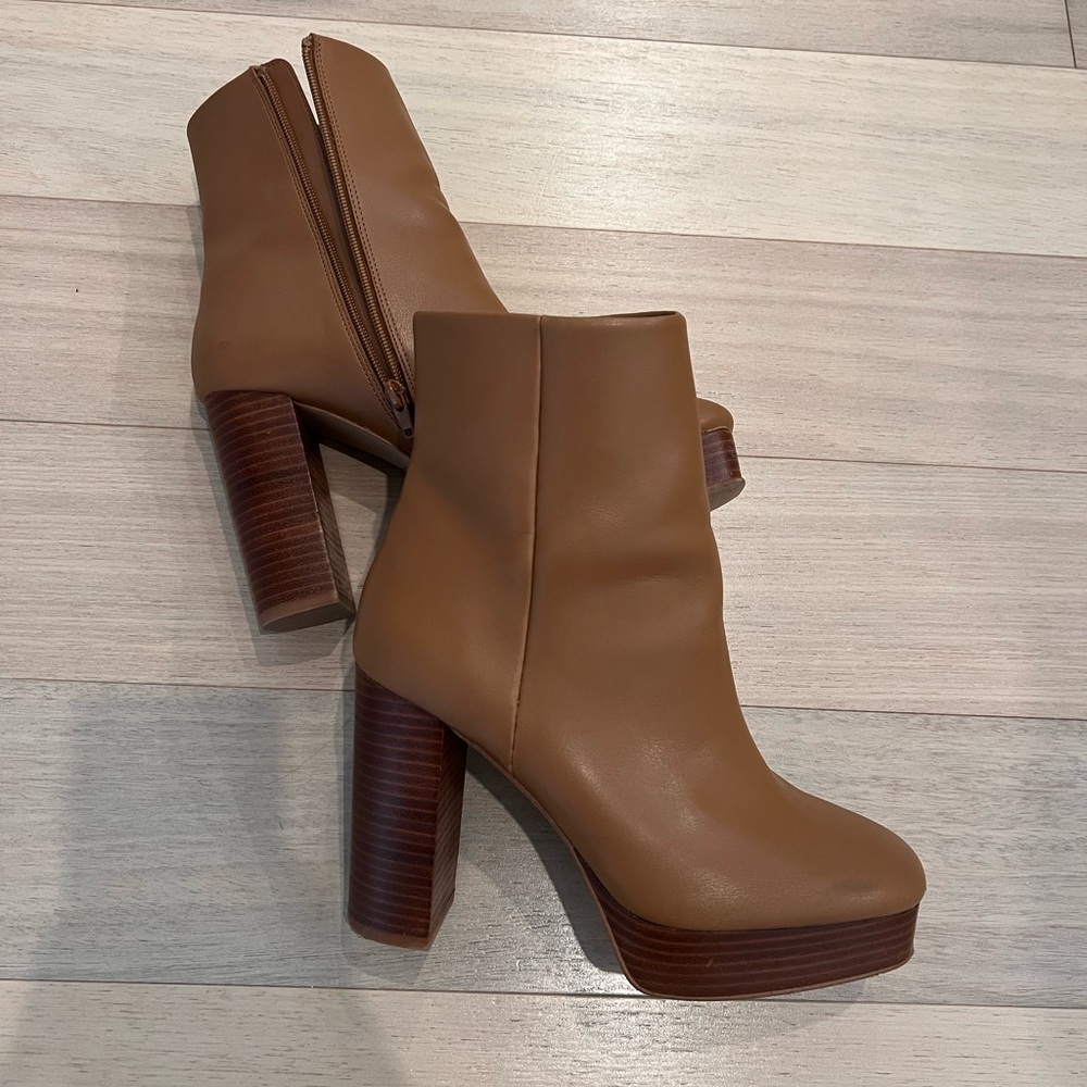 Brown Platform Boots